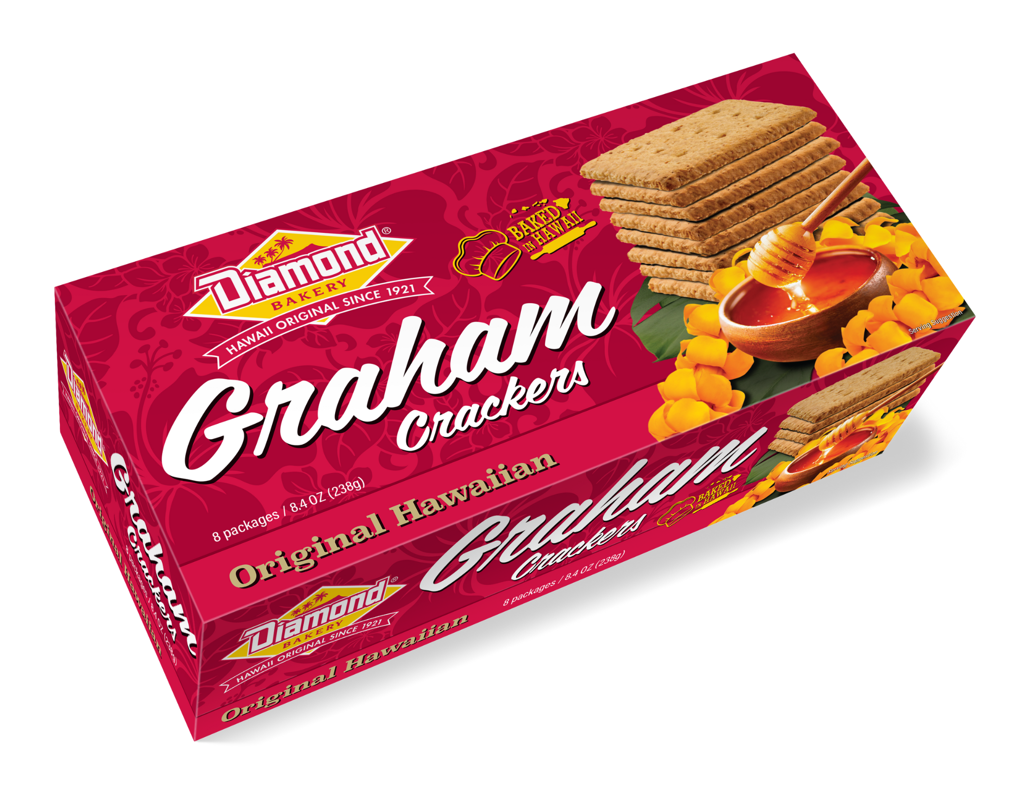 Hawaiian Graham Crackers | Original | Diamond Bakery | Made In