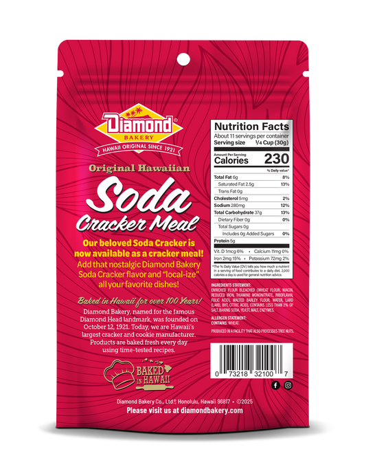 Original Hawaiian SODA Cracker Meal 12oz.