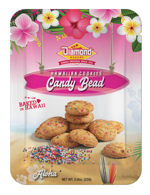 Hawaiian Cookies, Candy Bead (0.8oz / Case of 100)