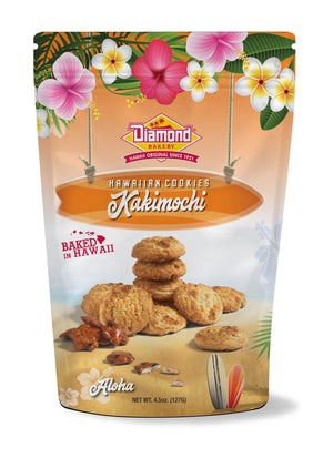 Hawaiian Cookies, Kakimochi Cookie Bag (4.5 oz)