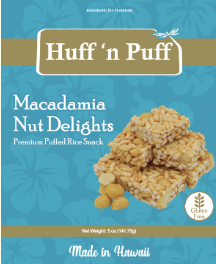 Huff 'n Puff Delights (Macadamia) (Available for Pickup Only