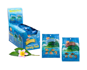 Hawaiian Sea Animal Crackers Variety Pack (5/0.8oz Original and 4/0.8oz Chocolate)