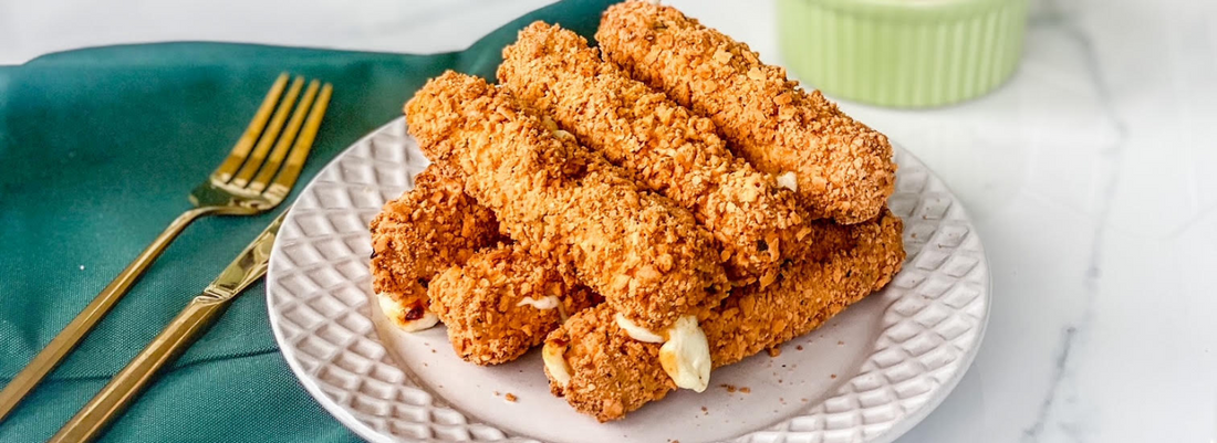 Cracker Crusted Mozzarella Stick Pasta