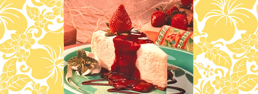 Paradise Ricotta Banana Strawberry Cheesecake