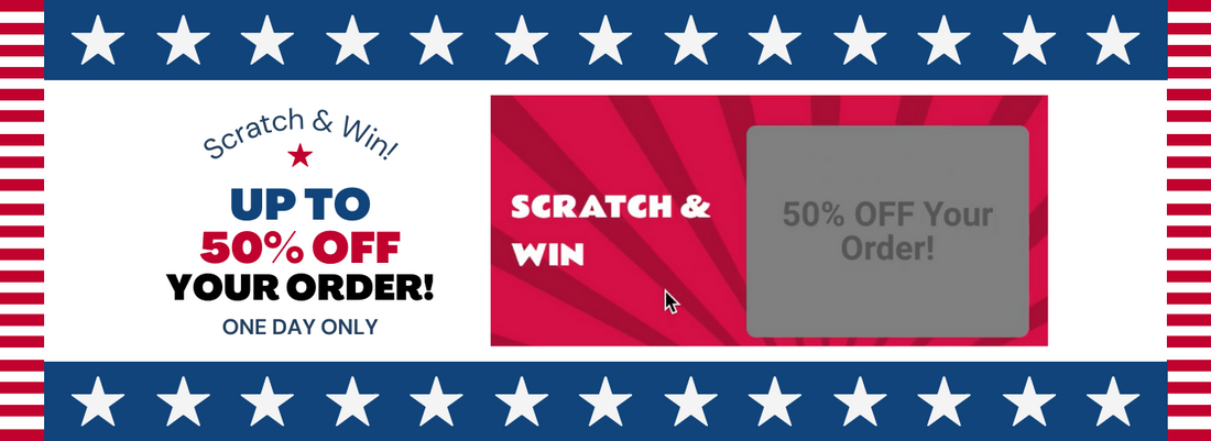 Try Your Luck For Up To 50% Off!