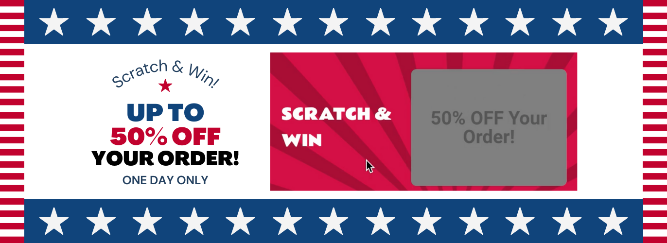 Try Your Luck For Up To 50% Off!