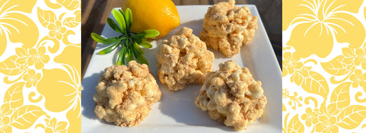 Lemon Pie Popcorn Balls