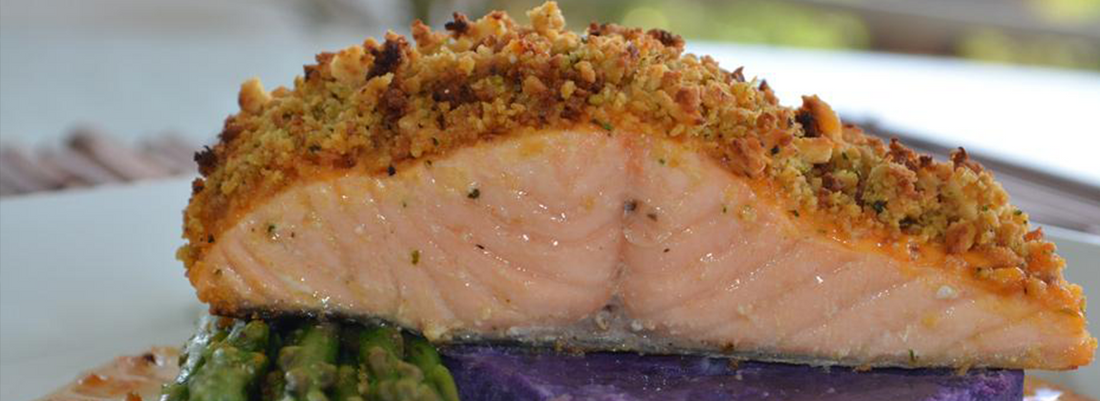 Sweet Chili Crusted Salmon