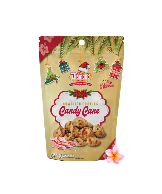 Hawaiian Cookies Holiday Edition, Candy Cane (1.8) CASE ONLY
