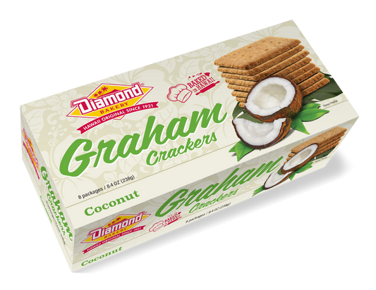 Hawaiian Graham Crackers, Coconut (9.5oz)