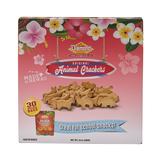 Hawaiian Jungle Animal Crackers, Original (Case Of 30)