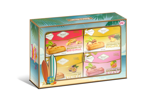 Surf Premium Hawaiian Mac Nut Shortbread Cookie Gift Pack