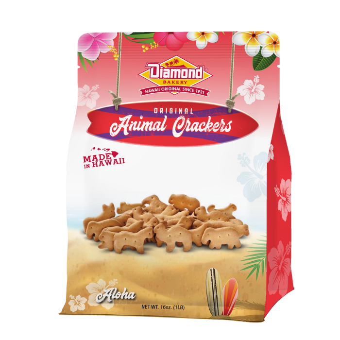 Hawaiian Jungle Animal Crackers, Original  (16oz)