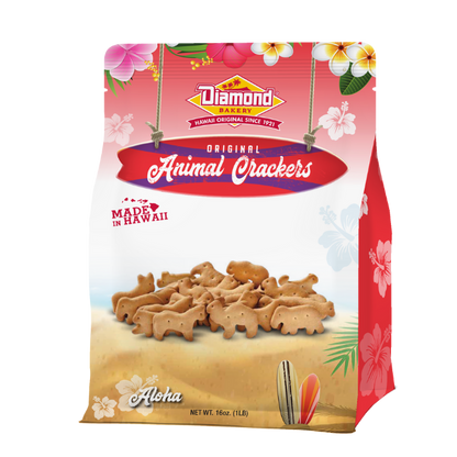 Hawaiian Jungle Animal Crackers, Original  (16oz)