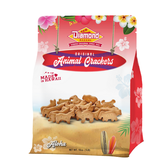 Hawaiian Jungle Animal Crackers, Original  (16oz)