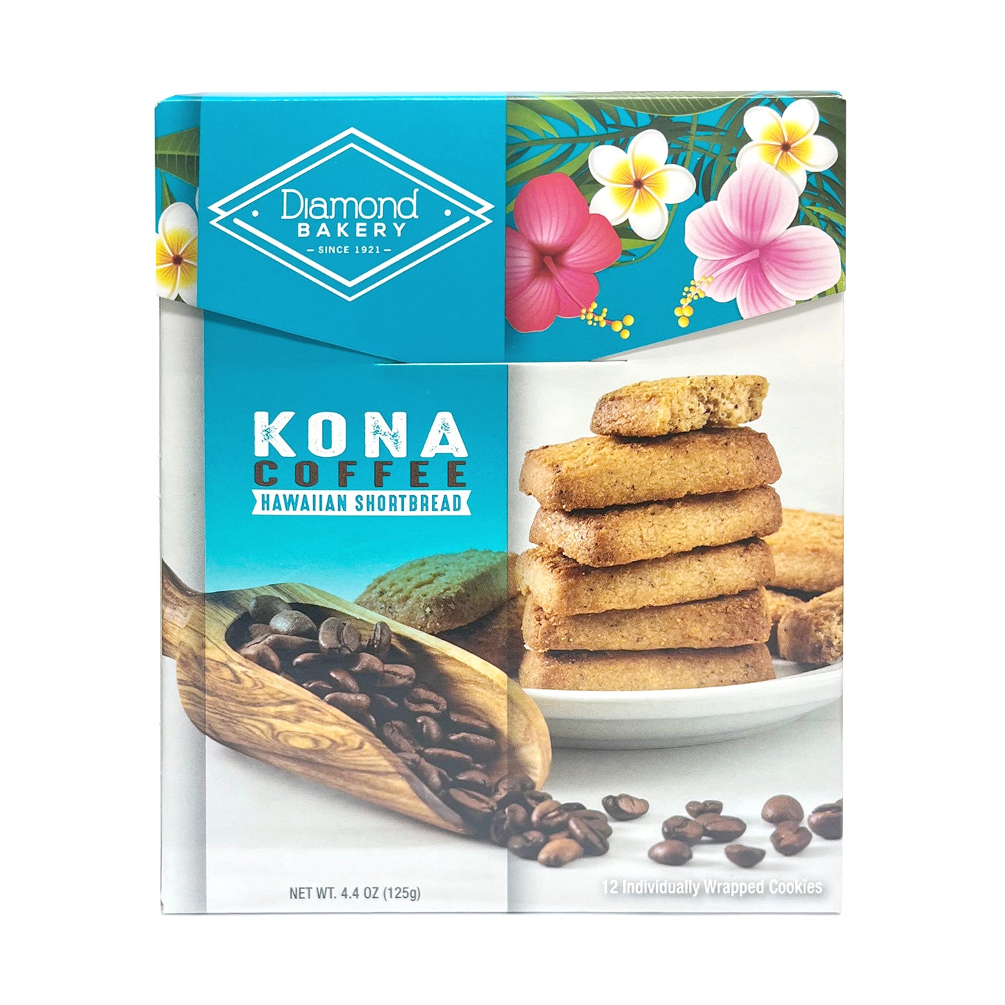 Hawaiian Shortbread Cookies. Kona Coffee (4.4oz)