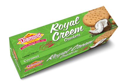 Hawaiian Royal Creem Crackers, Coconut (8oz)