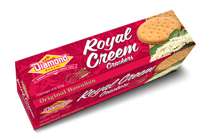 Hawaiian Royal Creem Crackers, Original (8oz)