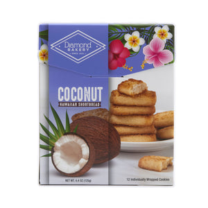 Hawaiian Shortbread Cookies, Coconut (4.4oz)