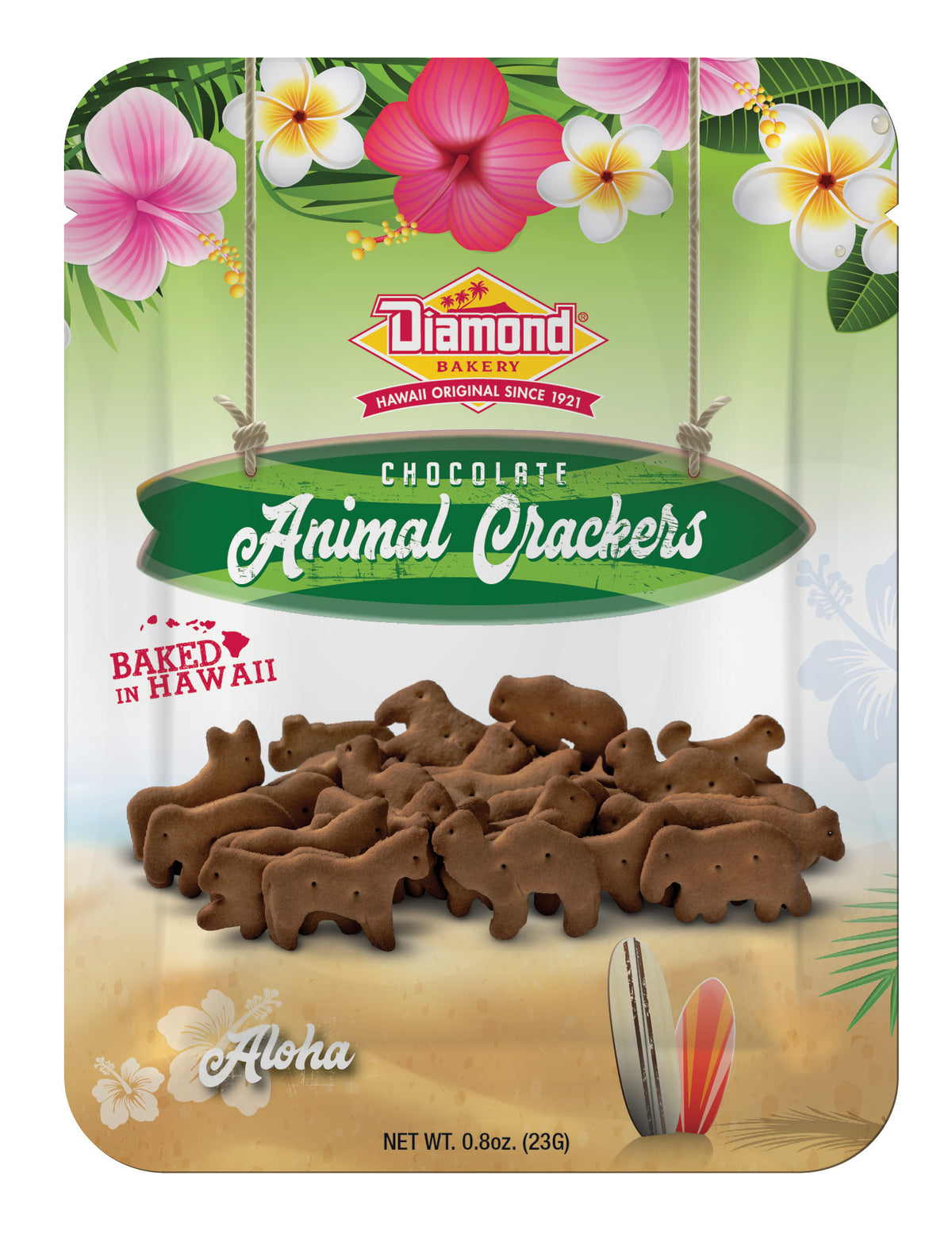 Hawaiian Jungle Crackers Chocolate Made In Hawaii Diamond Bakery