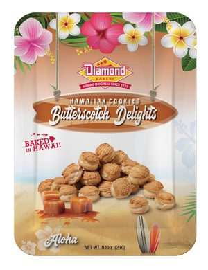 Hawaiian Cookies, Butterscotch Delight (0.8oz / Case of 100)