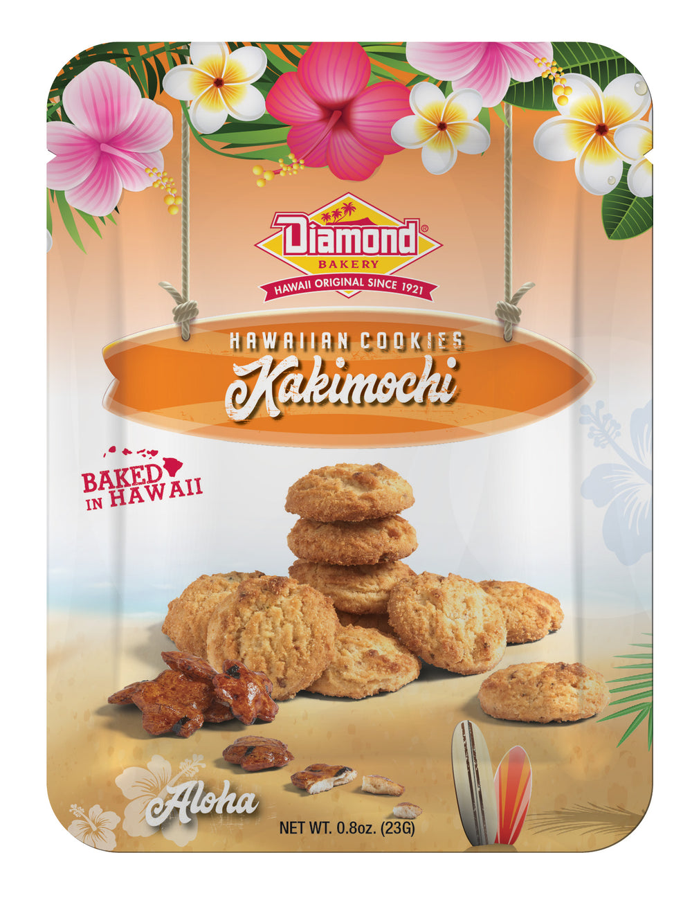 Hawaiian Cookies Kakimochi Made In Hawaii Diamond Bakery