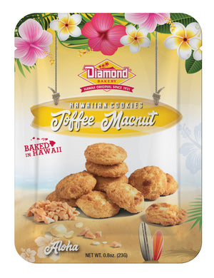 Toffee Macnut Cookie Bag (0.8oz / Case Of 100)