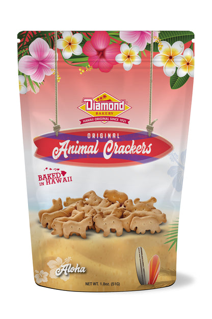 Hawaiian Jungle Animal Crackers, Original  (1.8oz) CASE ONLY