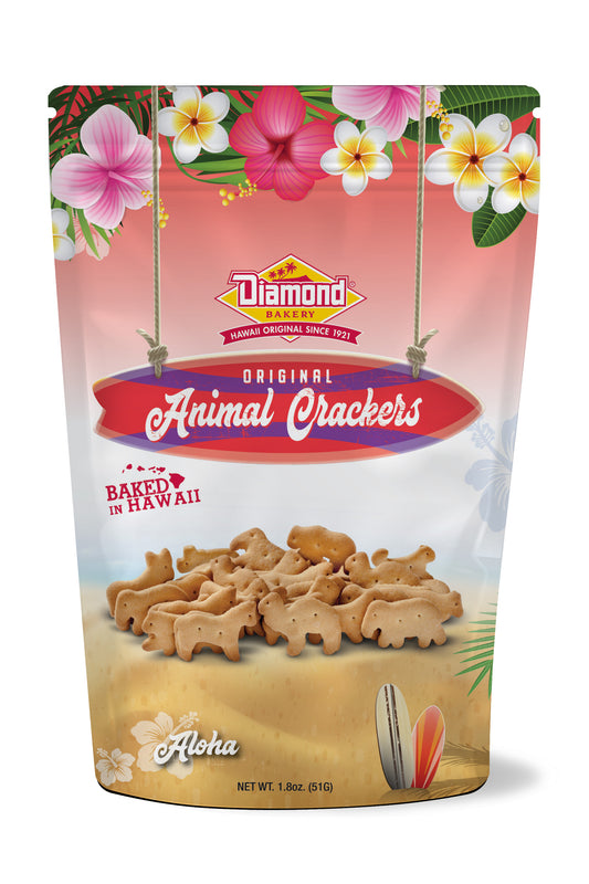 Hawaiian Jungle Animal Crackers, Original  (1.8oz) CASE ONLY