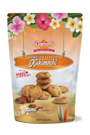 Hawaiian Cookies, Kakimochi Cookie Bag (1.8oz)