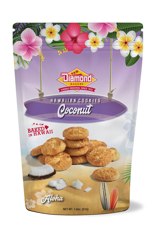 Hawaiian Cookies, Coconut (1.8oz) CASE ONLY