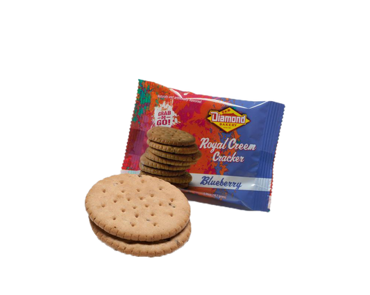 Hawaiian Crackers Grab N' Go Pack,  Blueberry Creems (0.66oz/Case of 24)
