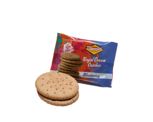 Hawaiian Crackers Grab N' Go Pack,  Blueberry Creems (0.66oz/Case of 24)