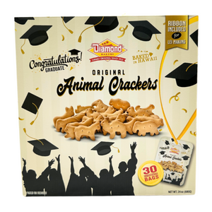 GRADUATION THEMED - Hawaiian Jungle Animal Crackers, Original (Case Of 30)