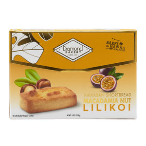 Hawaiian Macadamia Shortbread Cookies, Lilikoi (4.0oz)