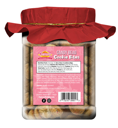 Candy Bead Cookie Bites Jar 24oz