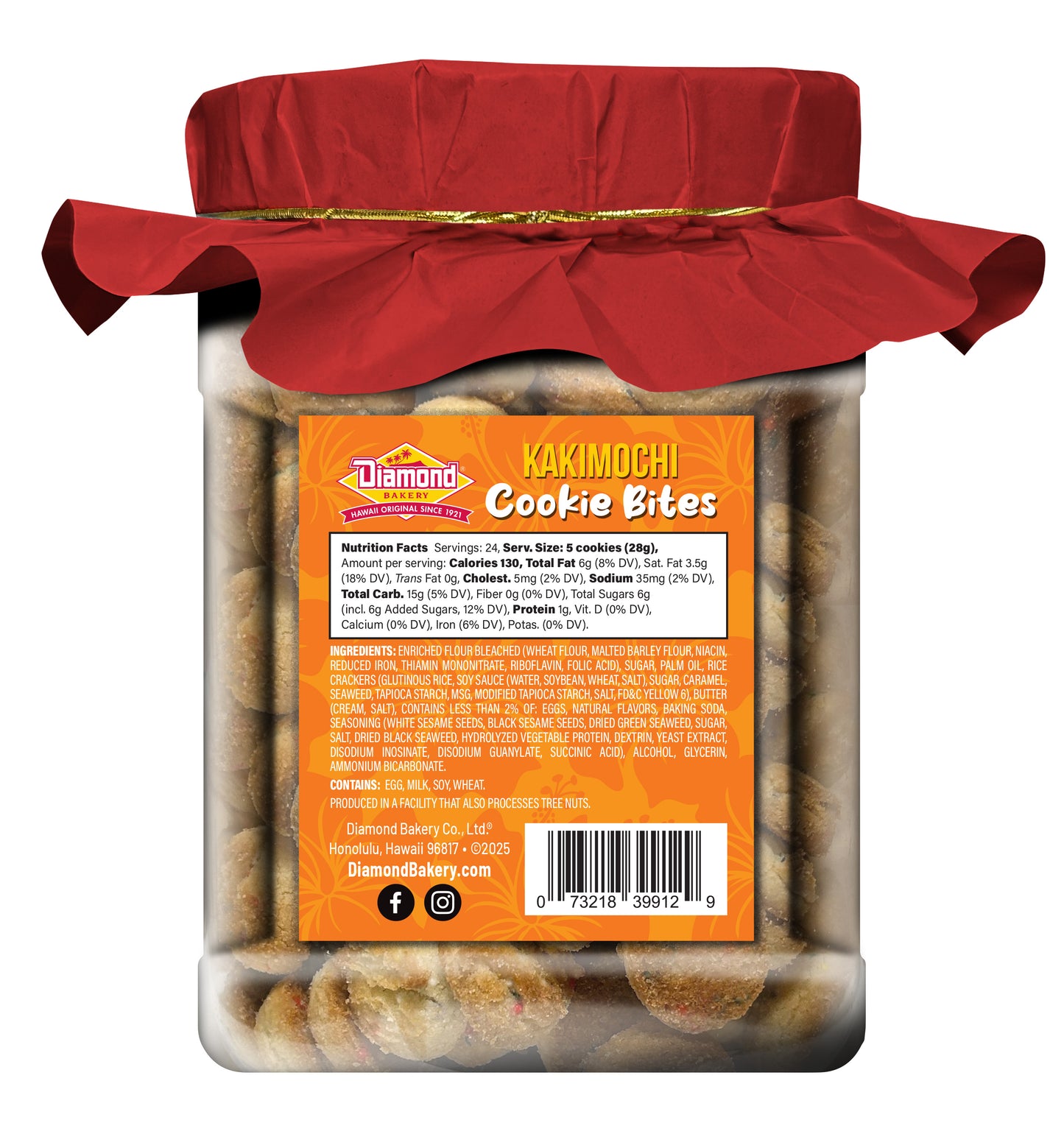 Kakimochi Cookie Bites Jar 24oz