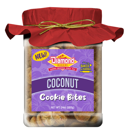 Coconut Cookie Bites Jar 24oz
