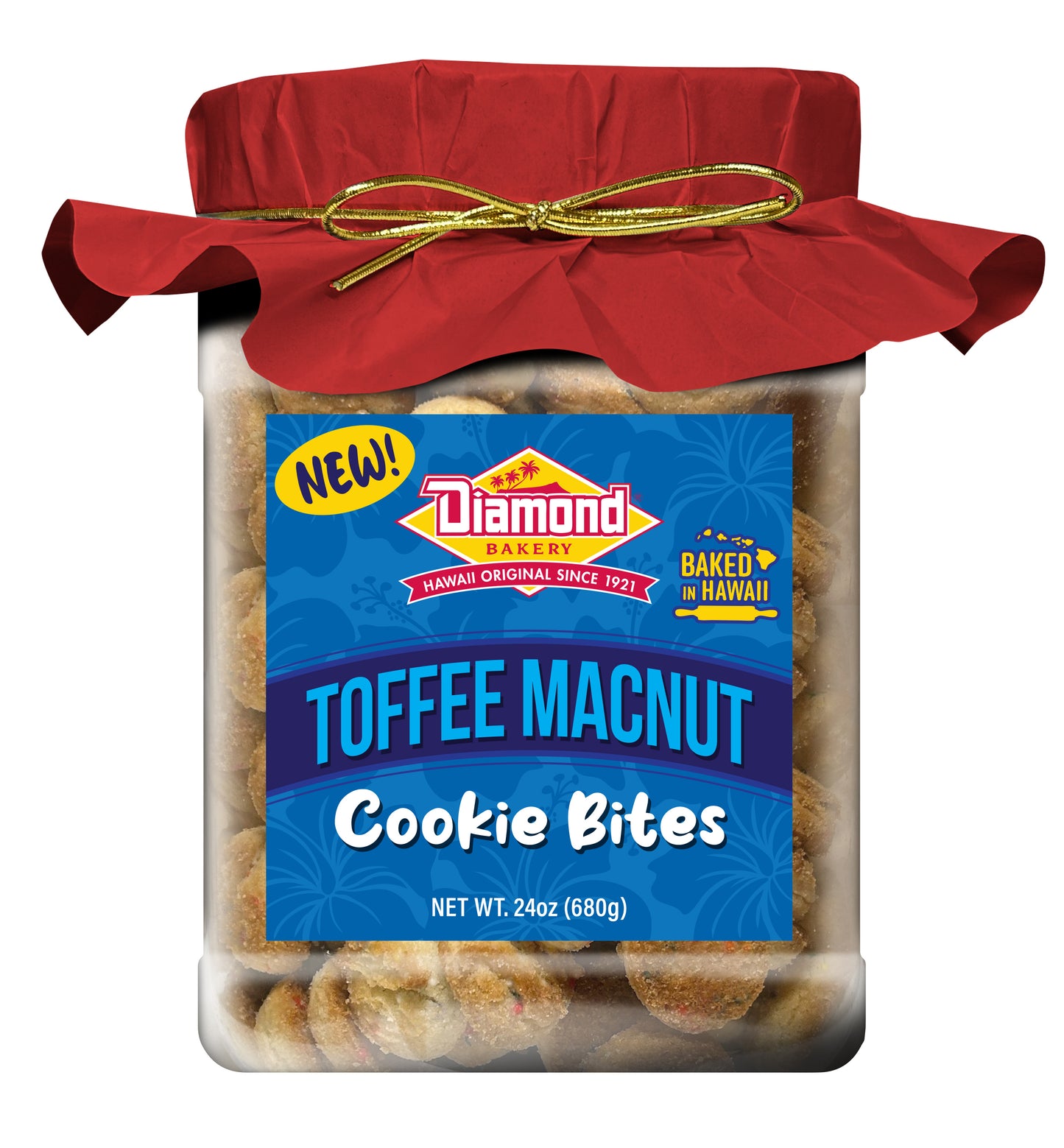 Toffee MacNut Cookie Bites Jar 24oz