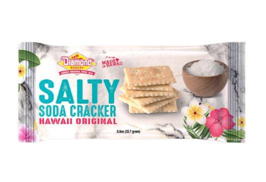 Hawaiian Crackers Grab N' Go Pack,  Salty Soda (0.9oz/Case of 24)