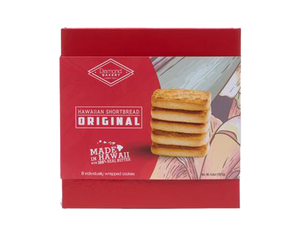 Hawaiian Shortbread Cookies Red Gift Box, Original (6.6oz)