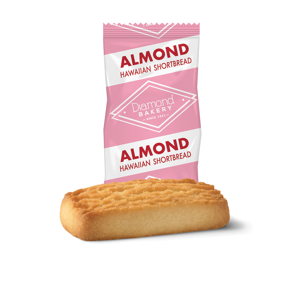 Hawaiian Shortbread Cookies, Almond (4.4oz)