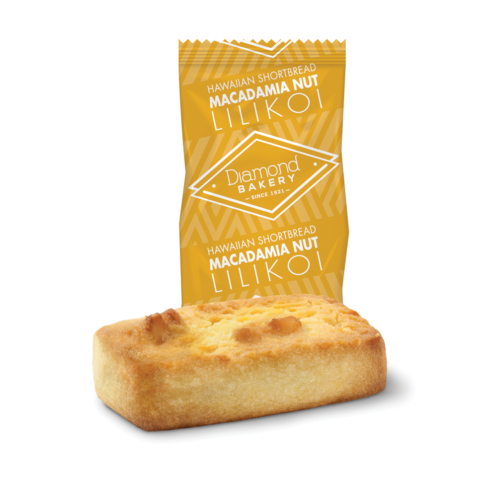 Hawaiian Shortbread Macadamia Nut Cookies | Lilikoi | Diamond