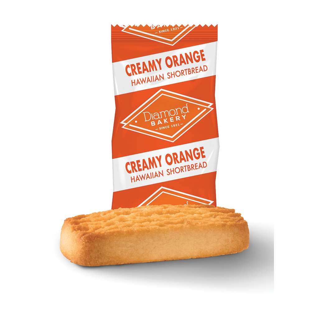 Hawaiian Shortbread Cookies, Creamy Orange (4.4oz)